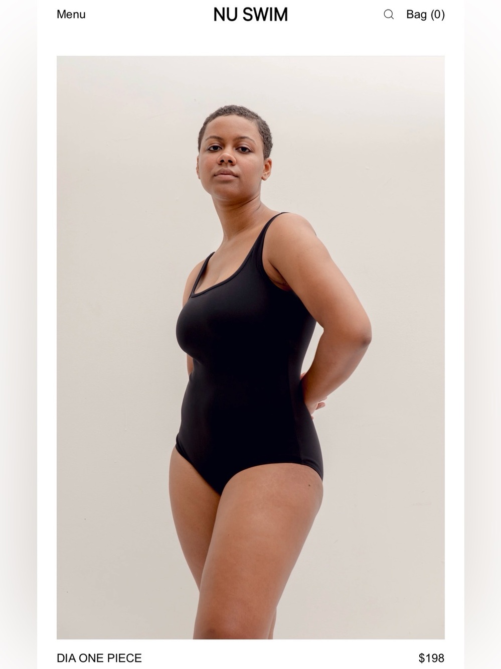 Nu Swim Dia Bathing Suit/Body Suit